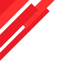 Red coloured lines designed in corner.