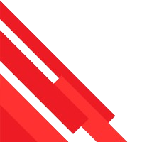 Red coloured lines designed in corner.