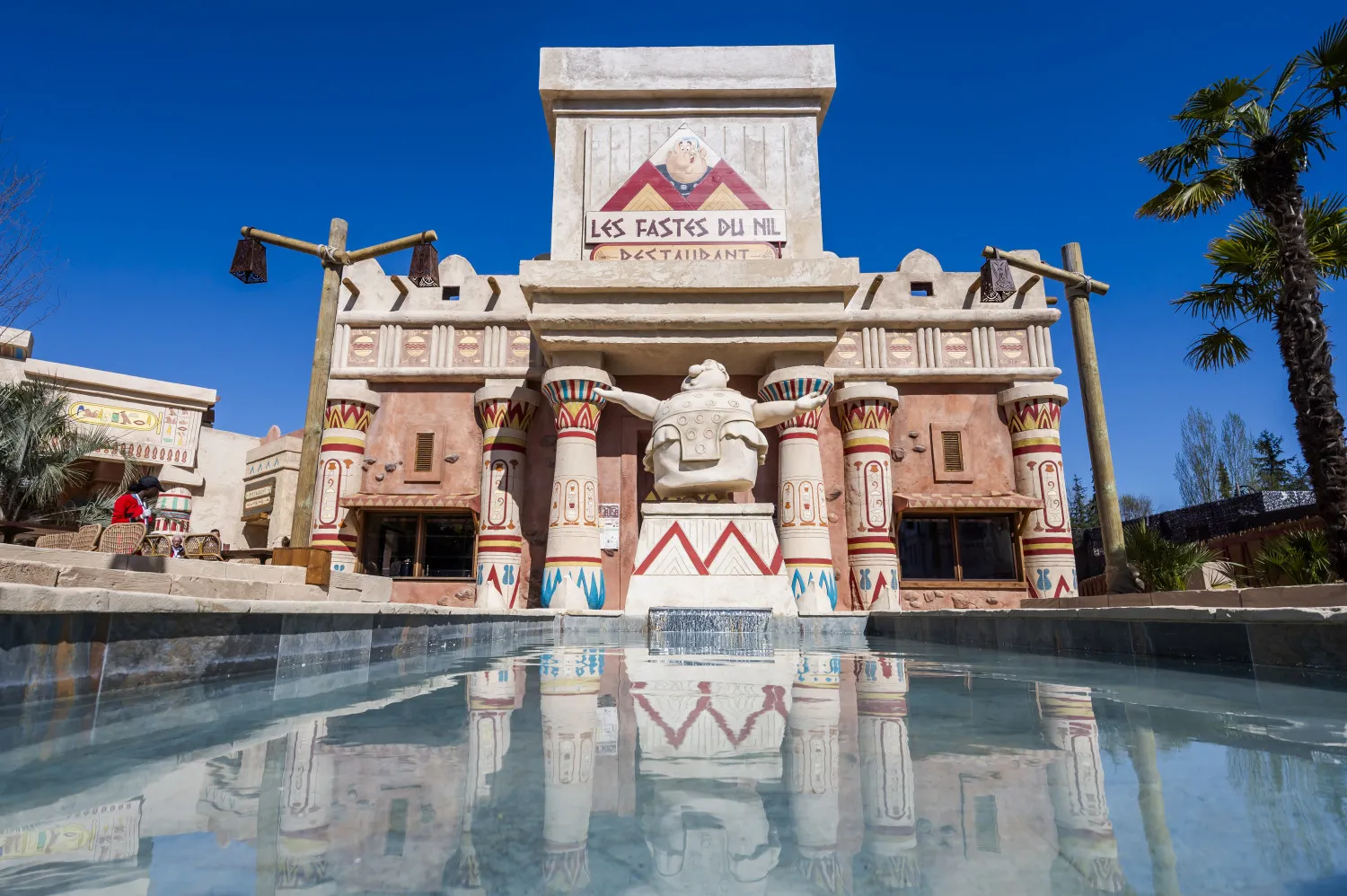 Vue du parc Astérix