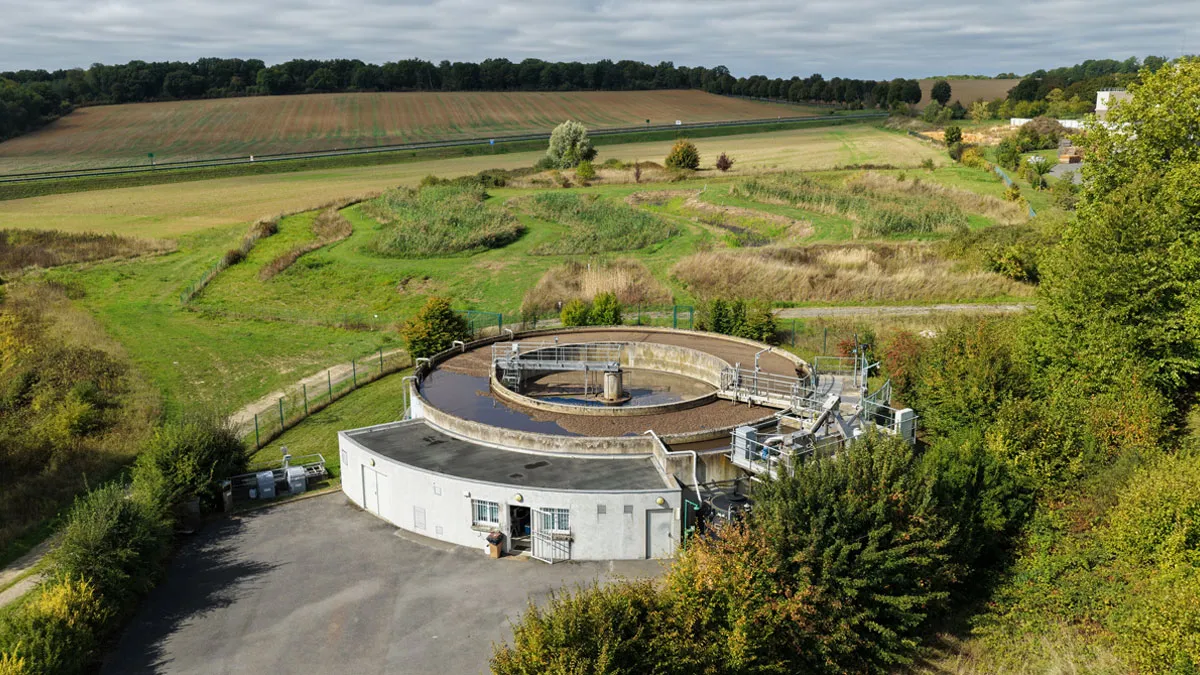 Vue de la station d'épuration - SIARP