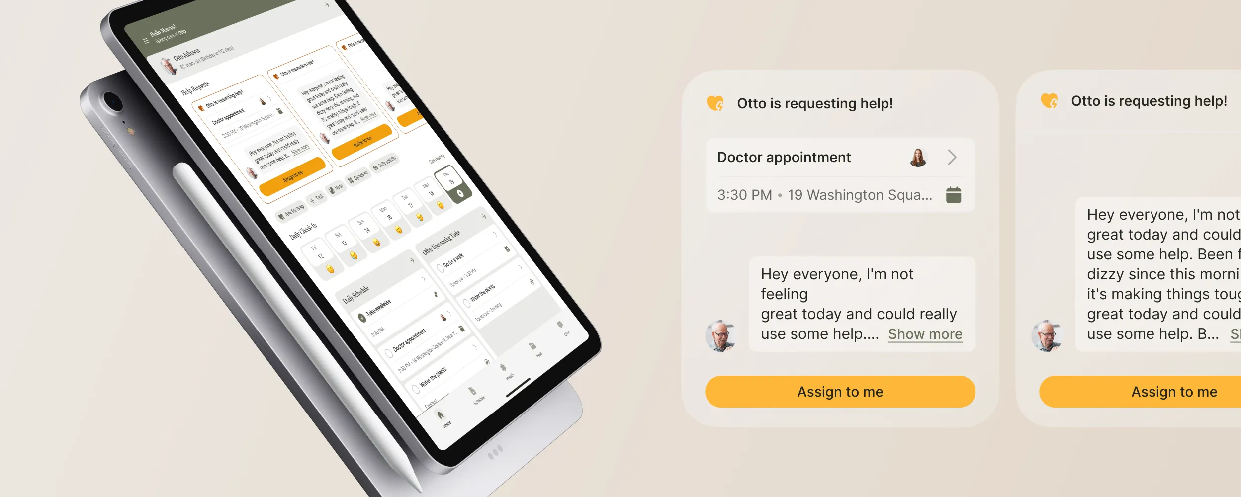 MyDoc healthcare analytics dashboard showing AI-powered efficiency metrics, appointment completion rates, and healthcare workflow optimization results across desktop and mobile platforms