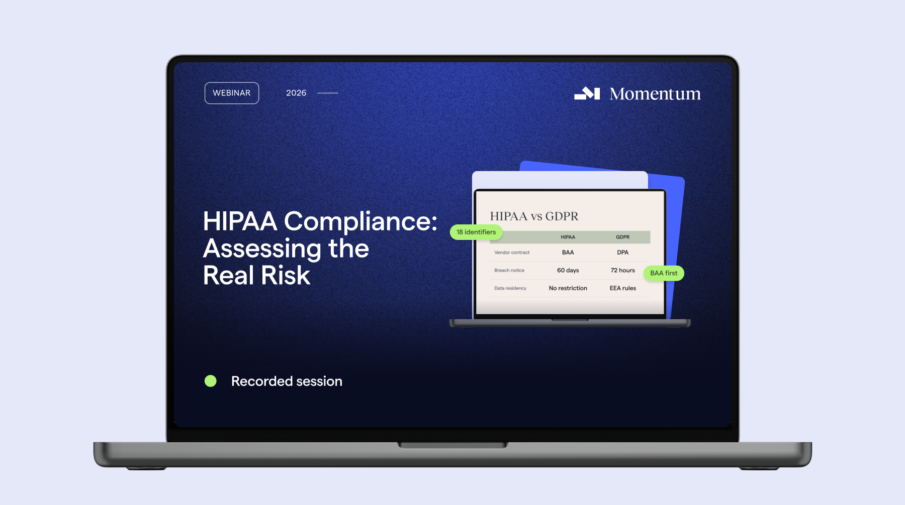 HIPAA Compliance: Assessing the Real Risk webinar cover