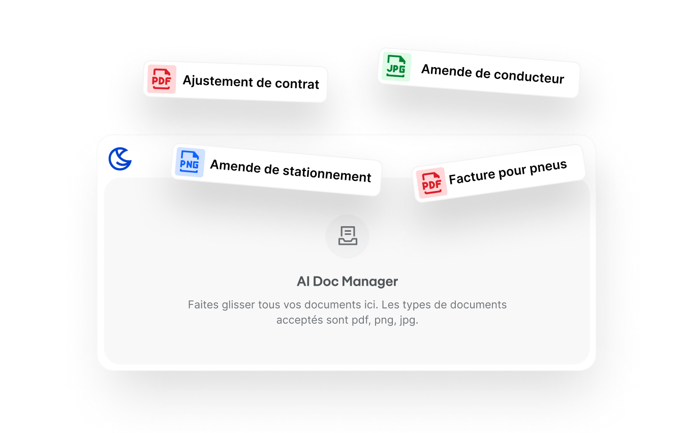 Capture d’écran montrant le téléchargement groupé de documents vers le gestionnaire de documents IA