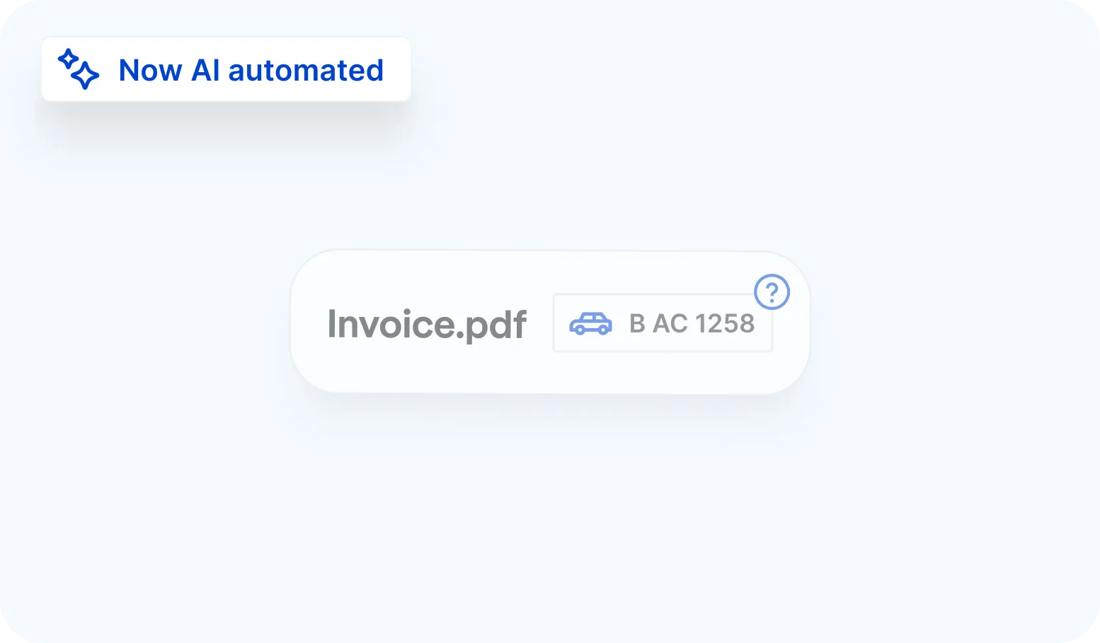 Screenshot of a fleet document being automatically assigned to a vehicle