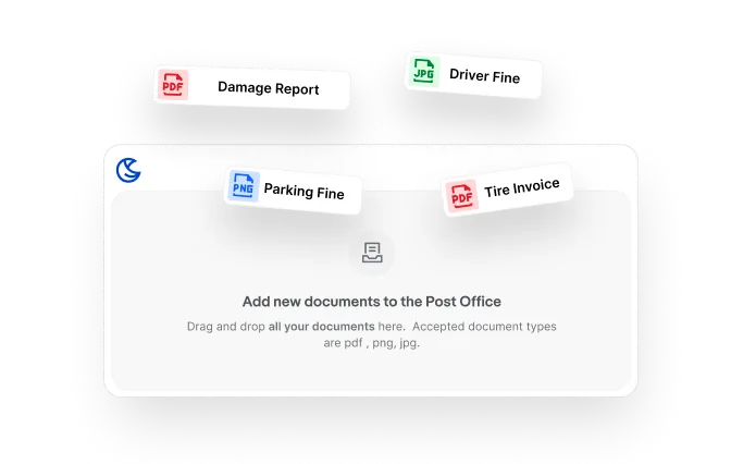 Screenshot showing bulk upload of documents to the AI document manager.