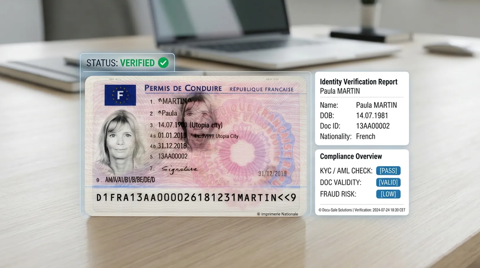 Dashboard mockup