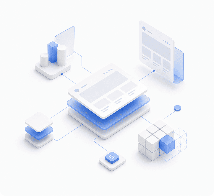 Cross-Platform Development Services 3D render