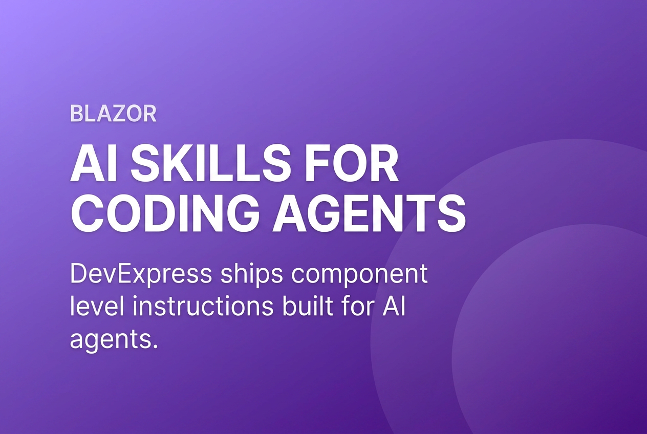 Blazor AI Skills for Coding Agents