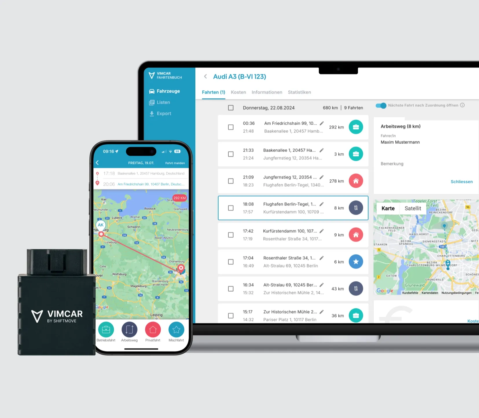 Dashboard mockup