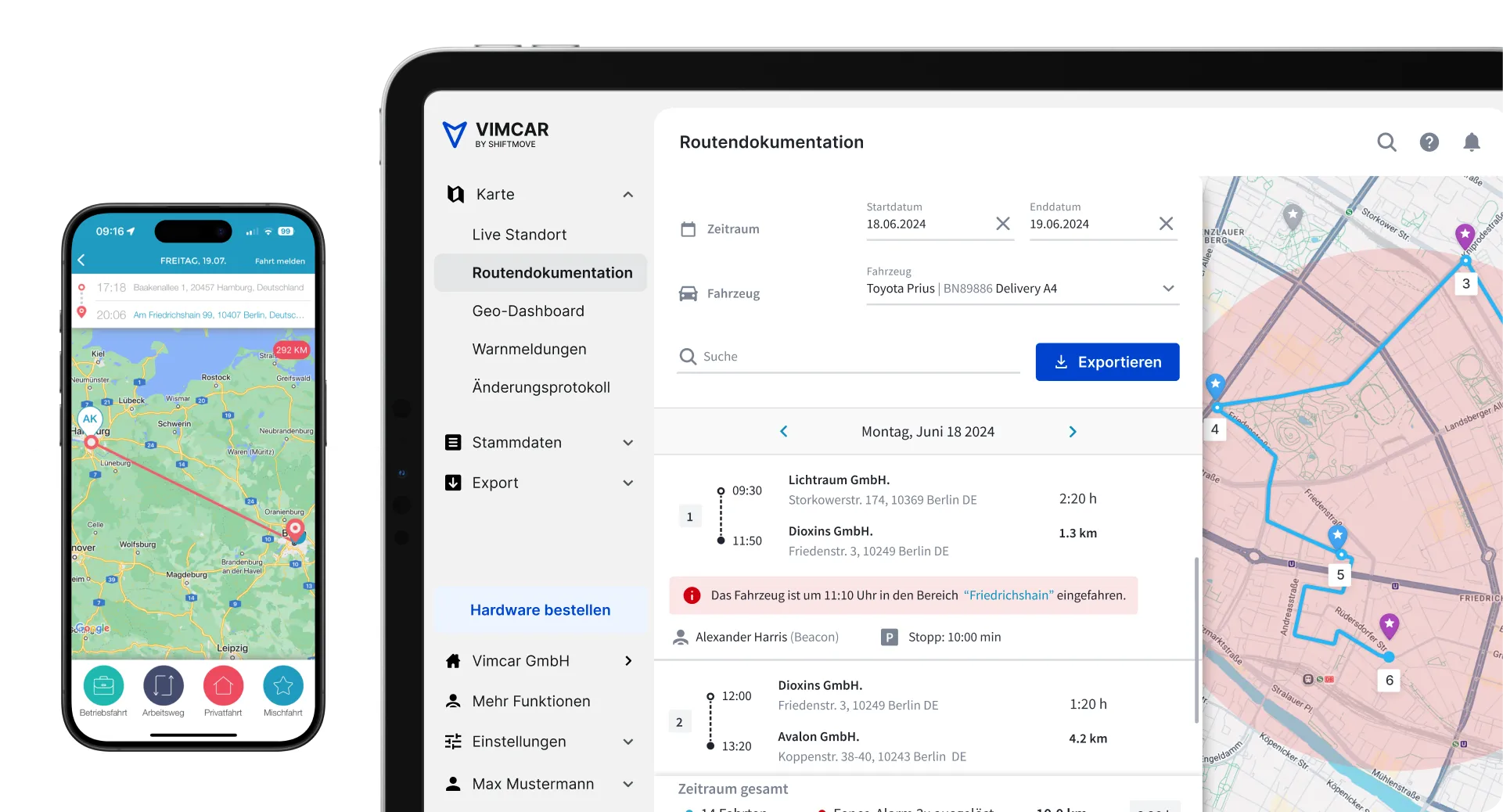 Dashboard mockup