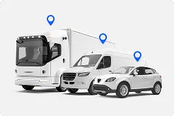 Flottenfahrzeuge mit GPS-Ortung