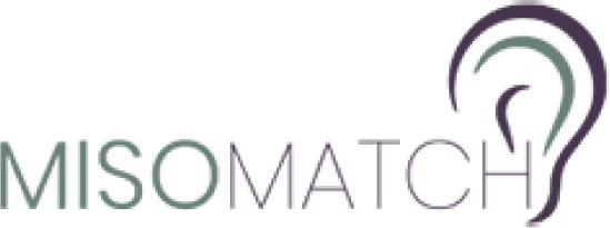 Profile card of MisoMatch with an image of an ear surrounding the word "MisoMatch"