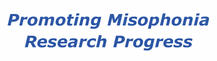 Profile card saying "Promoting Misophonia Research Progress" with a sound wave