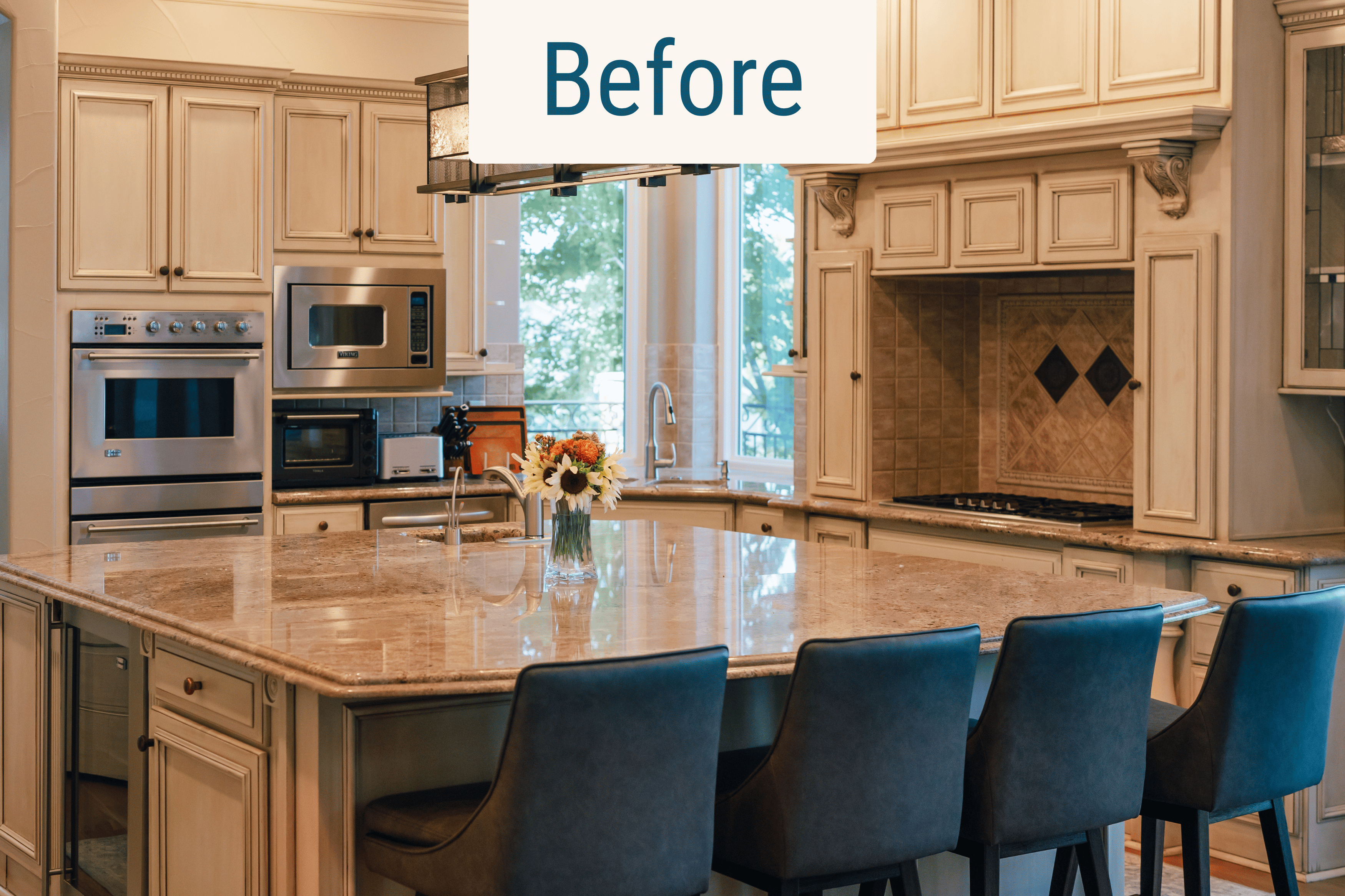 before tuscan kitchen remodel