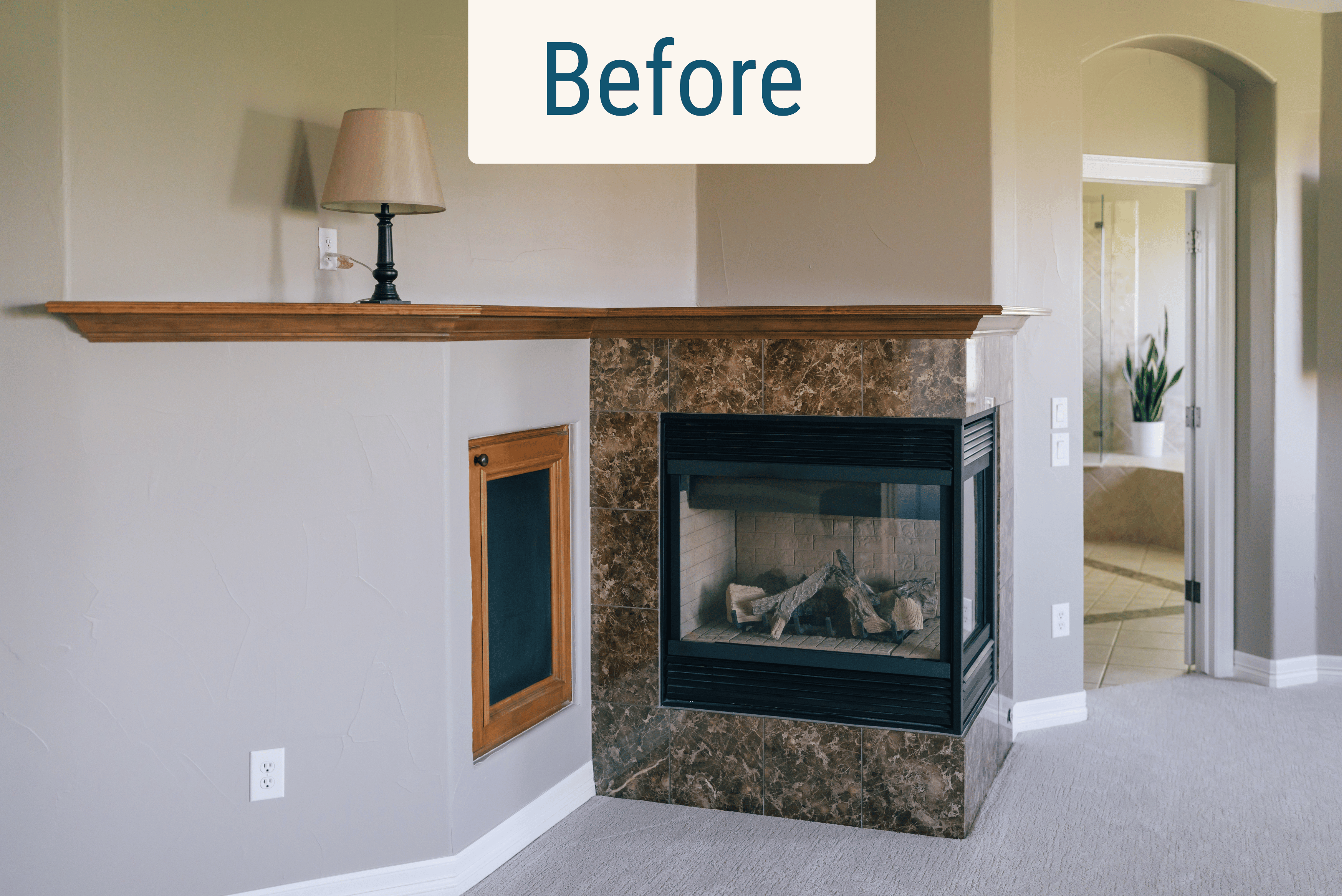 before master suite remodel in westminster