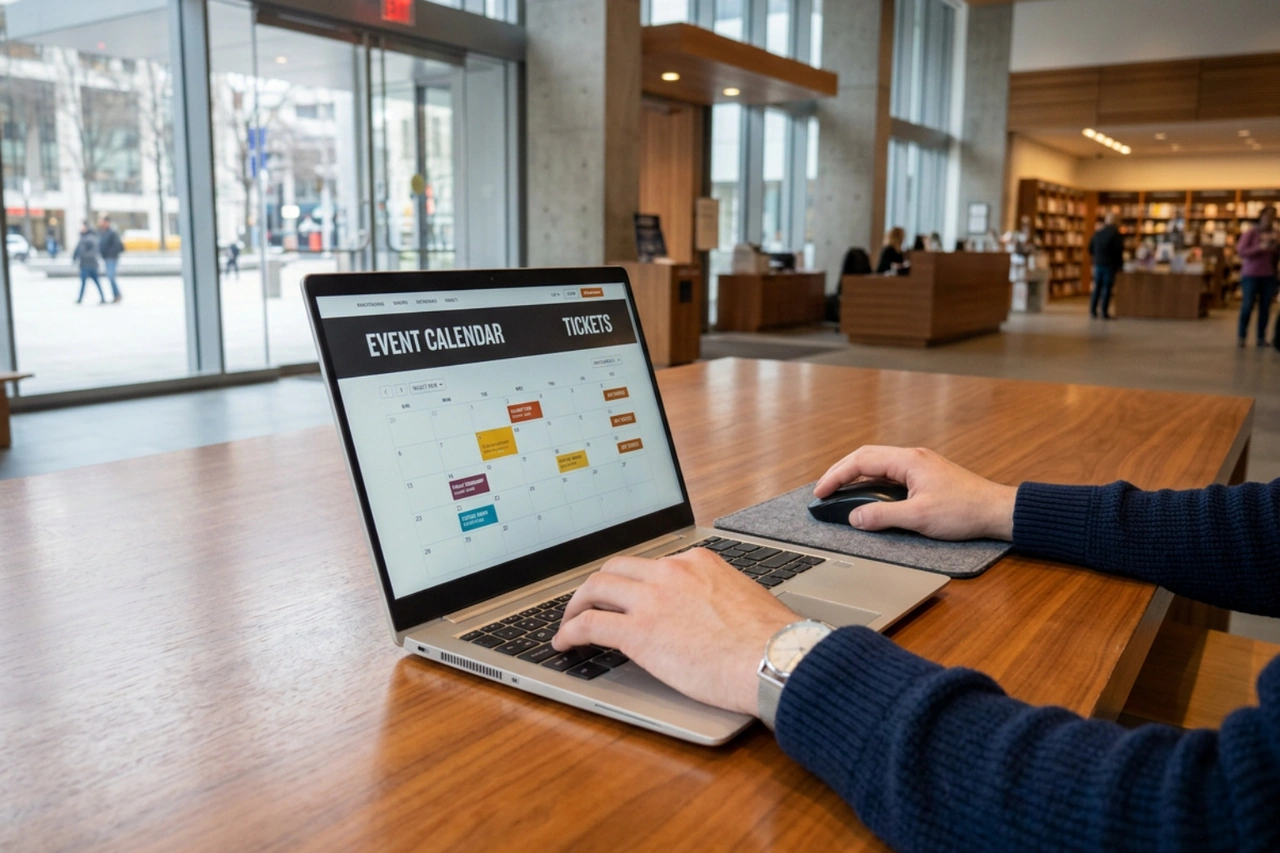 event calendar and ticketing user interface event calendar and ticketing user interface