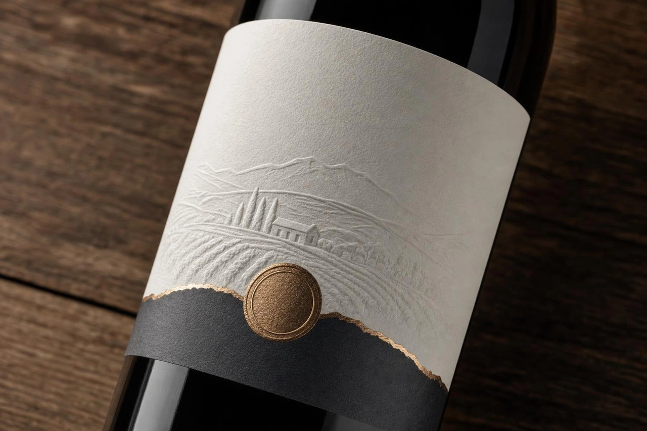 wine label typography and tactile finishes wine label typography and tactile finishes