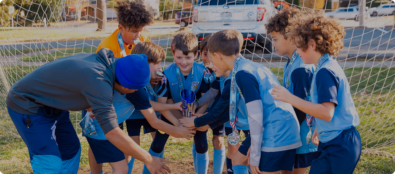 Time Busa entrando em campo