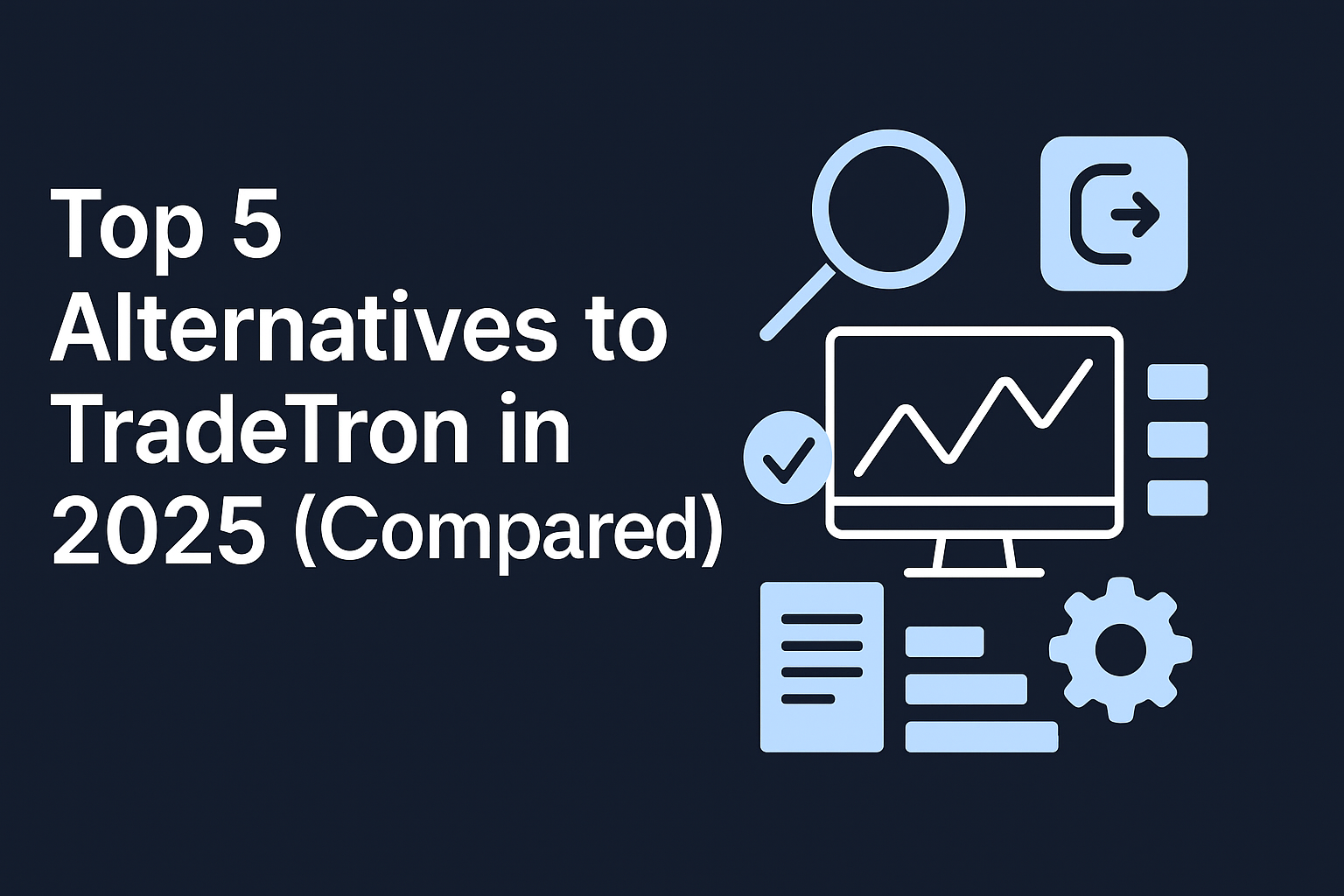 What are the top 5 alternatives to TradeTron in 2025?