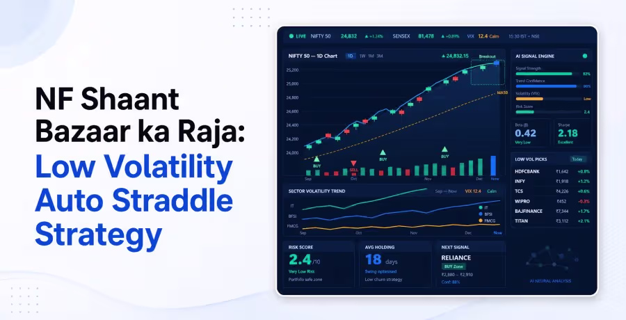 NF Shaant Bazaar ka Raja: Low Volatility Auto Straddle Strategy