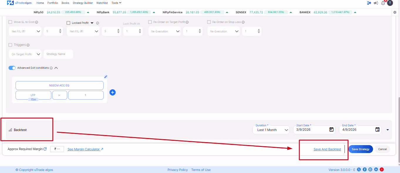 Backtest the Strategy