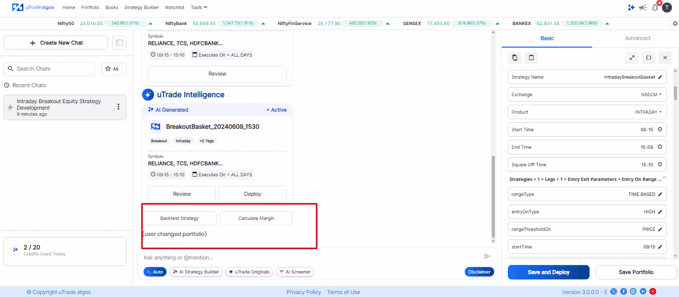 Backtest AI Strategy