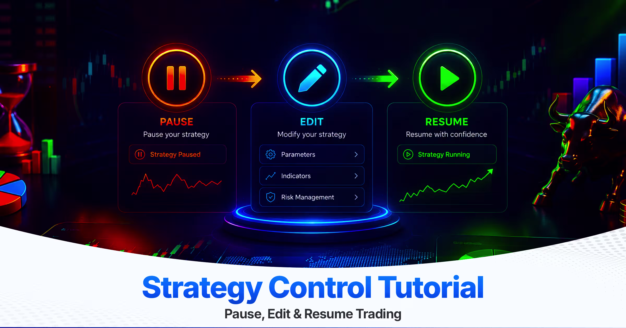 Strategy Control Tutorial: Pause, Edit & Resume Trading on uTrade Algos