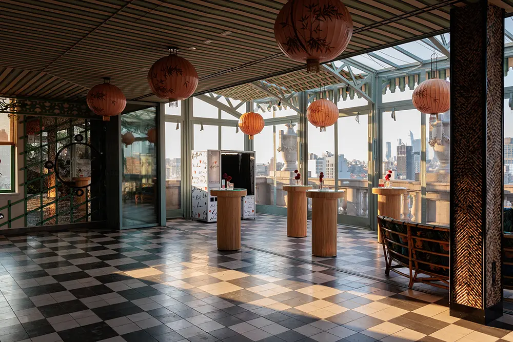 corporate event engagement photo booth