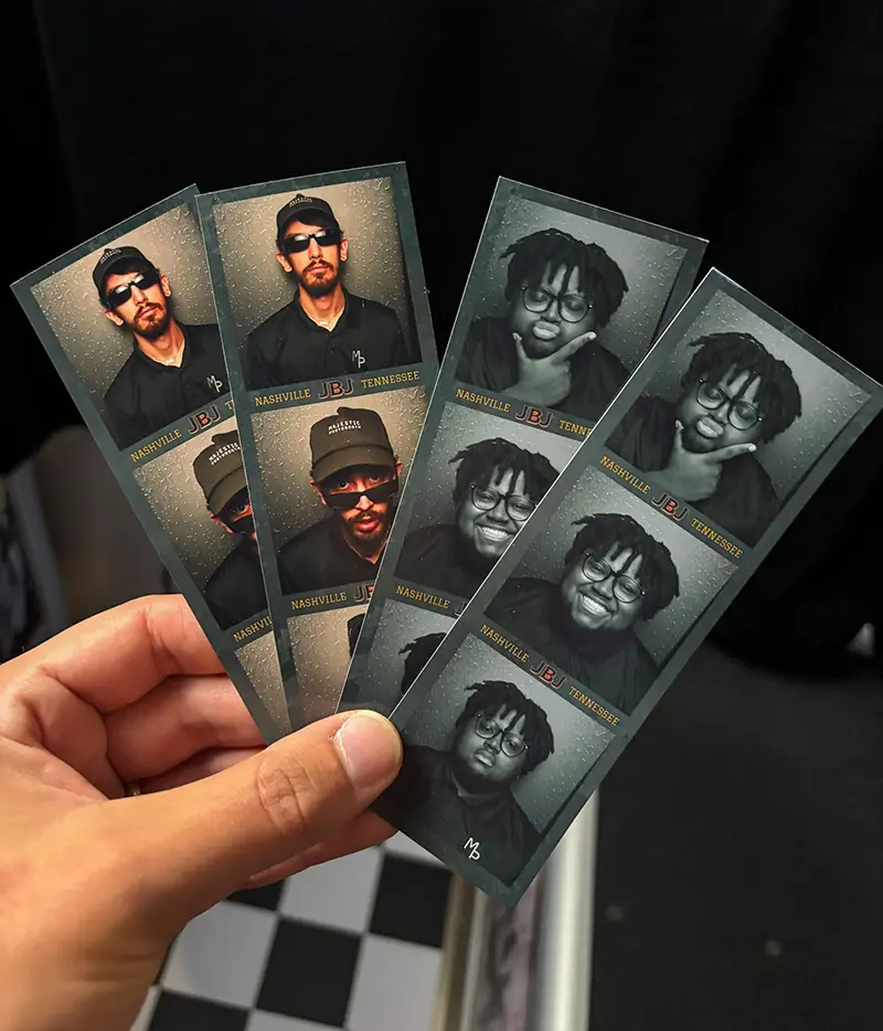 Nashville Bar Photo Booth Strips