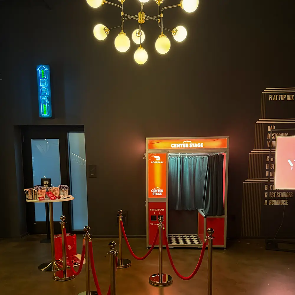 an experiential photo booth