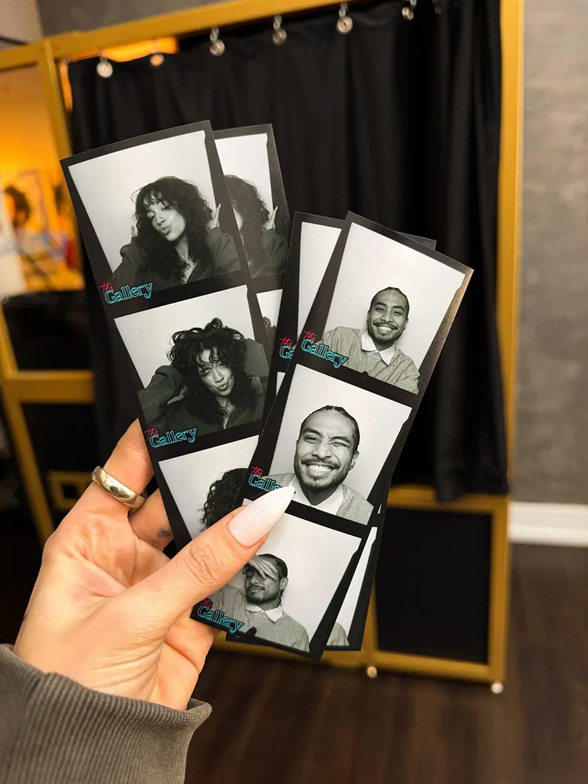 Downtown Los Angeles photo booth strips