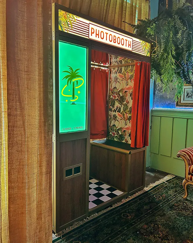 Miami photo booth installation