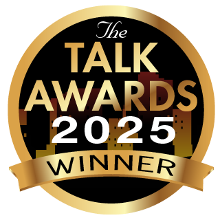 "The Talk Awards 2025 Winner" badge