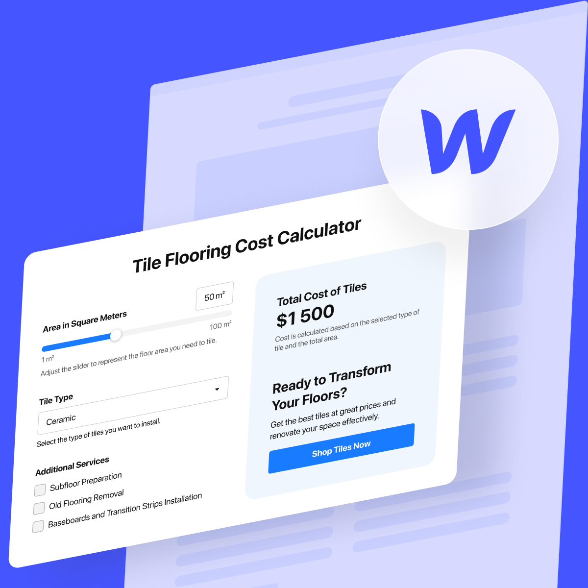 Webflow Calculator