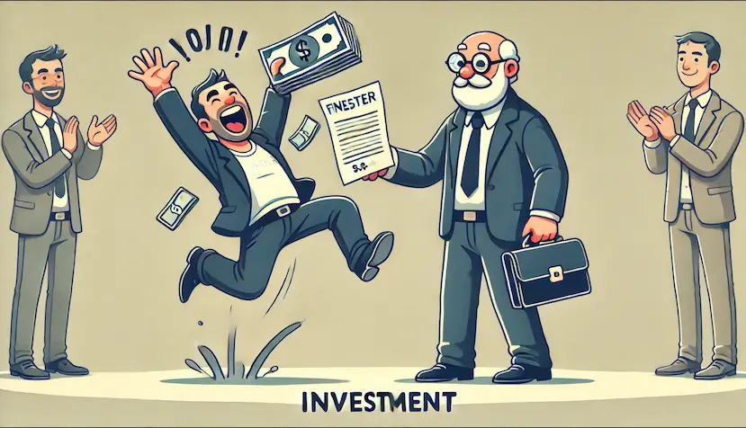 a limited company taking investment