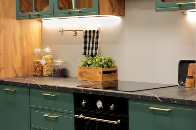 Modern kitchen hob supplied by NEA Appliances in Bristol