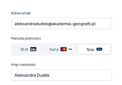 Krok 2 - wybór Tpay