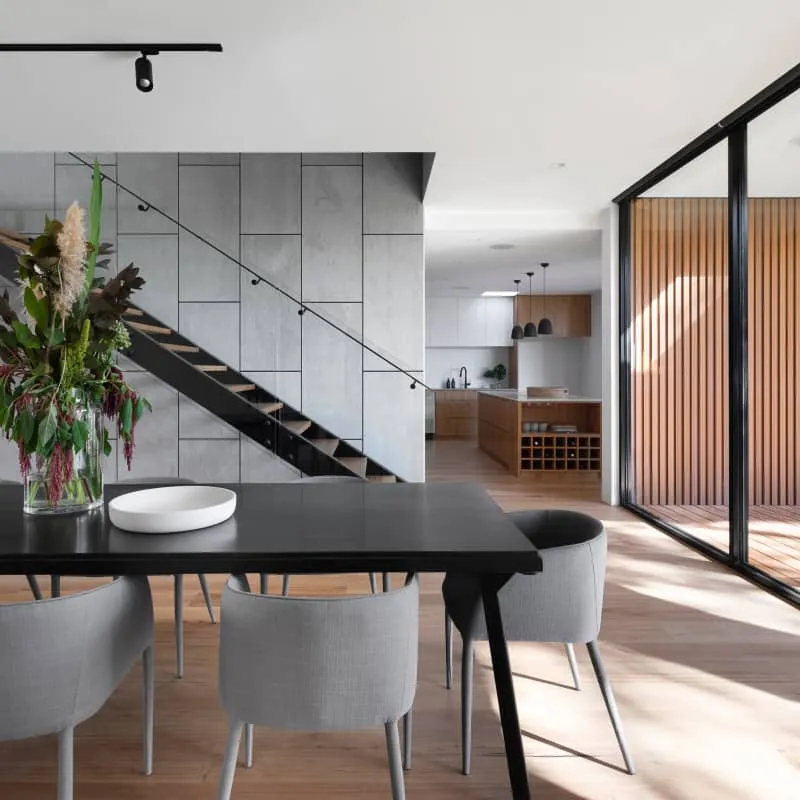 Modern building interior