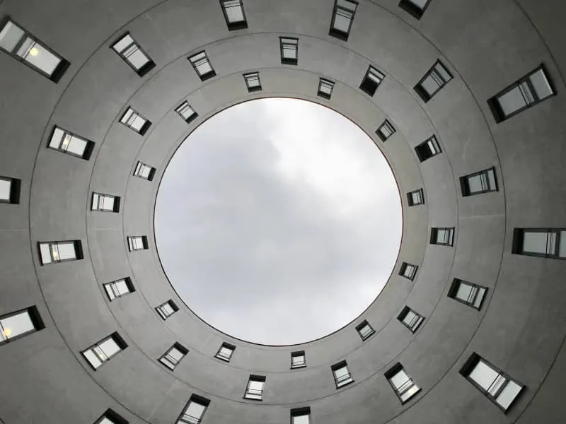 Round roof opening