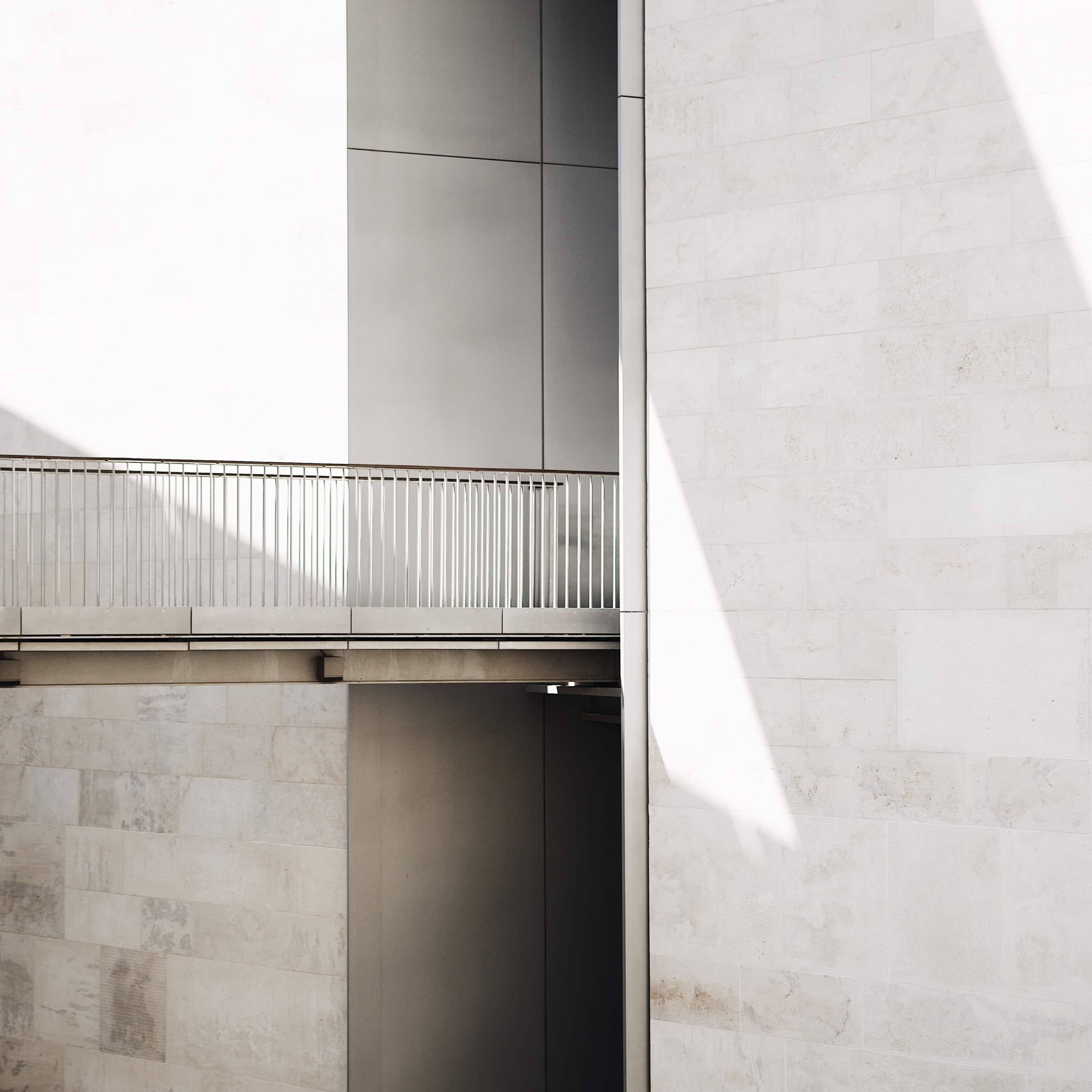 The Cube Art Museum exterior bridge