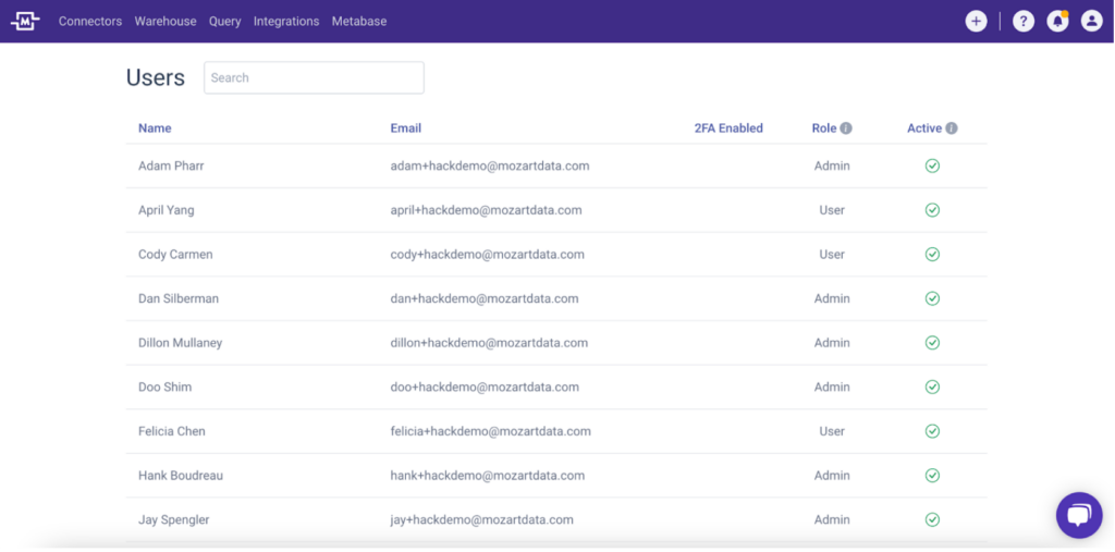 Mozart Data Screenshot