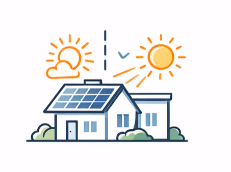 Illustration till artikel: Vanliga myter om solceller – och hur det egentligen lig