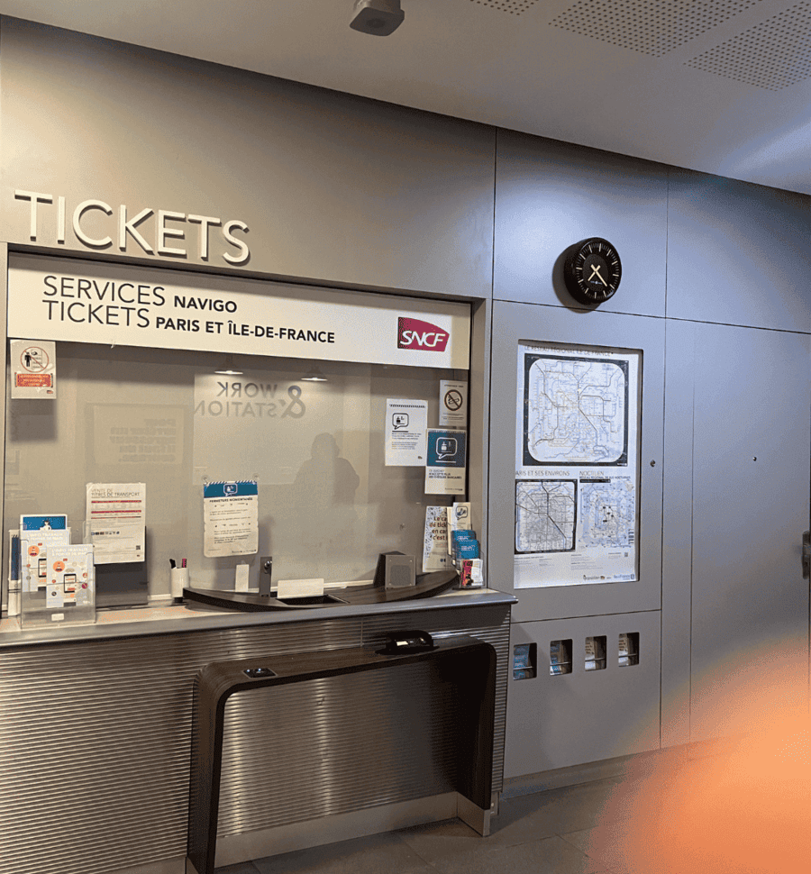 Accueil pour ticket