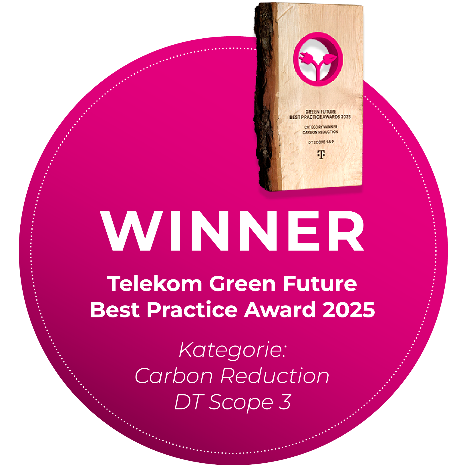 Award Badge, Telekom Green Future Award 2025