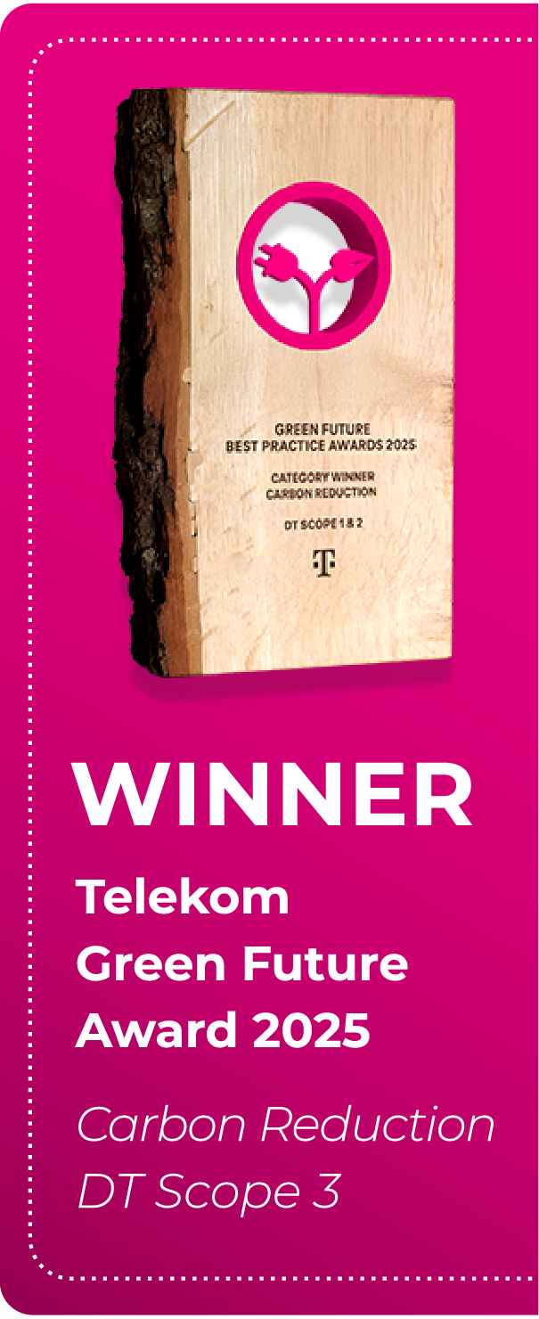 Award Badge, Telekom Green Future Award 2025