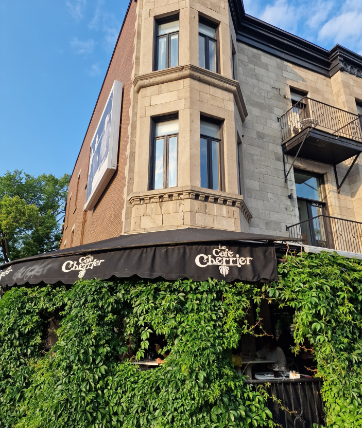 Terrasse du Café Cherrier