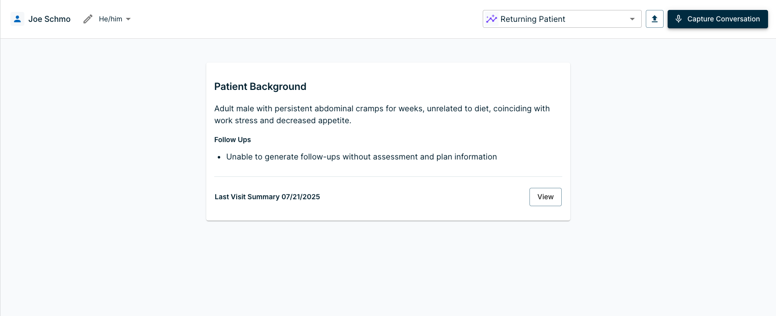 Freed account SimplePractice AI scribe