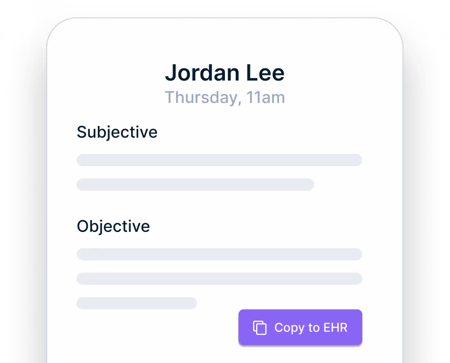 Screenshot of Freed recording a visit