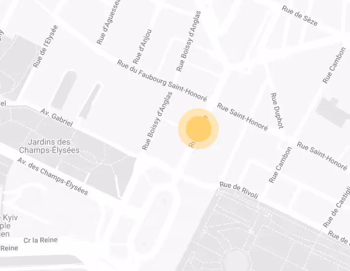 Map of Merveil Paris address