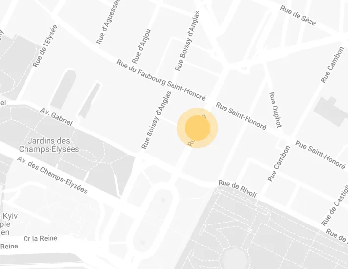 Map de l'adresse de Merveil Paris